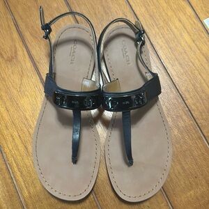 Coach sandals.  Size 8
